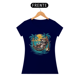 Nome do produto CAMISETA BABY LONG QUALITY, BICHO PREGUIÇA