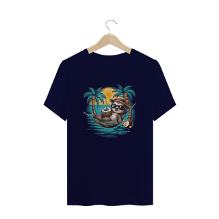Nome do produto CAMISETA T-SHIRT PLUS SIZE, BICHO PREGUIÇA