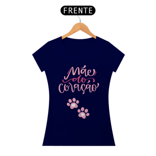 Nome do produto CAMISETA BABY LONG QUALITY, PET MÃE DE CORAÇÃO 
