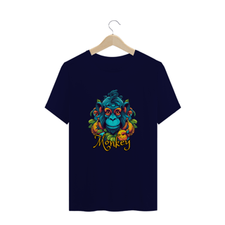 Nome do produto CAMISETA T-SHIRT PLUS SIZE, MONKEY