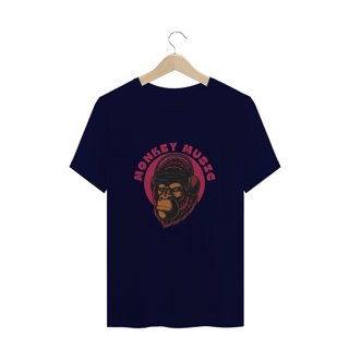 Nome do produto CAMISETA T-SHIRT PLUS SIZE, MONKEY MUSIC