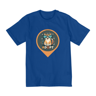Nome do produto CAMISETA QUALITY INFANTIL, ADOPT CAT-10 A 14 ANOS