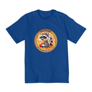 Nome do produto CAMISETA QUALITY INFANTIL, RACOON-10 A 14 ANOS
