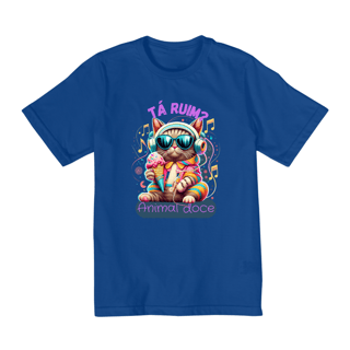 Nome do produto CAMISETA QUALITY INFANTIL CAT, TA RUIM-2 A 8 ANOS