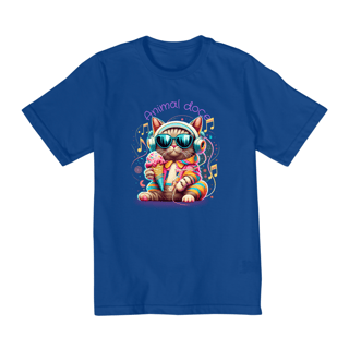 Nome do produto CAMISETA QUALITY INFANTIL CAT, ANIMAL DOCE-2 A 8 ANOS
