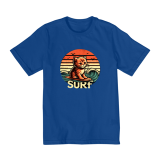 Nome do produto CAMISETA QUALITY INFANTIL, CAT SURF-2 A 8 ANOS