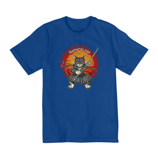 Nome do produto  CAMISETA QUALITY INFANTIL, SAMURAI CAT-2 A 8 ANOS