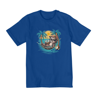 Nome do produto CAMISETA QUALITY INFANTIL, BICHO PREGUIÇA-2 A 8 ANOS