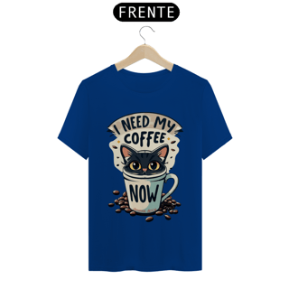 Nome do produto CAMISETA T-SHIRT CLASSIC, CAT COFFEE