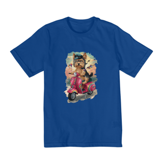Nome do produto CAMISETA QUALITY INFANTIL, DOG YORKSHIRE VESPA