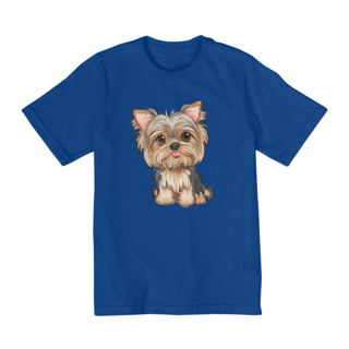 Nome do produto CAMISETA QUALITY INFANTIL, DOG YORKSHIRE-10A14 ANOS