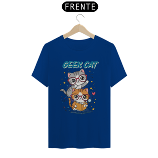 Nome do produto CAMISETA T-SHIRT CLASSIC, GEEK CAT