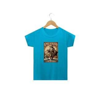 Nome do produto CAMISETA CLASSIC INFANTIL, SENHOR DOS ANEIS  LOVE OF DOGS-2 A 14 ANOS