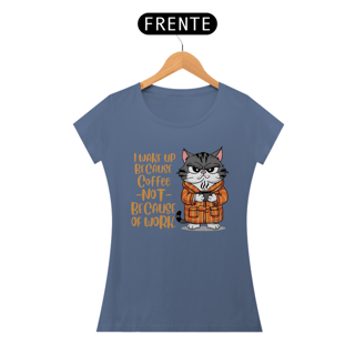Nome do produto CAMISETA BABY LONG ESTONADA, CAT COFFEE