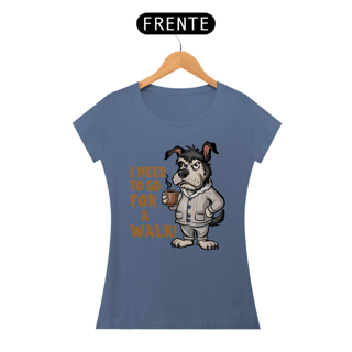 Nome do produto CAMISETA BABY LONG ESTONADA, DOG COFFEE
