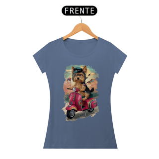 Nome do produto CAMISETA BABY LONG ESTONADA, DOG VESPA YORKSHIRE TERRIER