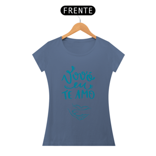 Nome do produto CAMISETA BABY LONG ESTONADA, PET VOVÓ EU TE AMO 