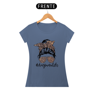 Nome do produto CAMISETA BABY LONG ESTONADA, PET DOG MOM