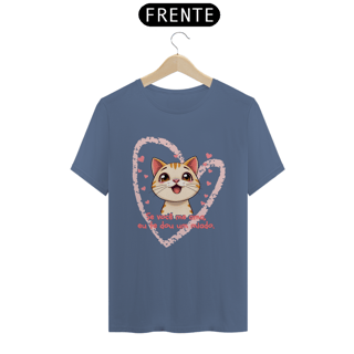 Nome do produto CAMISETA T-SHIRT ESTONADA, CAT FRASES