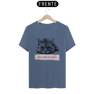 Nome do produto CAMISETA T-SHIRT ESTONADA, FRASES SOU MÃE DE GATO