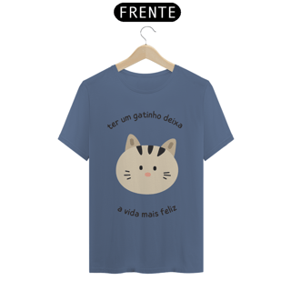 Nome do produto CAMISETA T-SHIRT ESTONADA, CAT FRASES