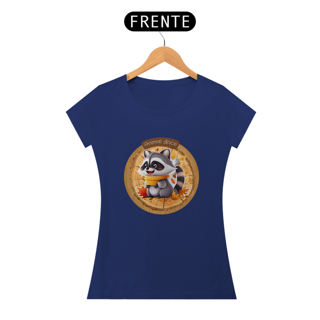 Nome do produto CAMISETA BABY LONG ALGODÃO PIMA, RACOON