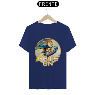 Nome do produto CAMISETA T-SHIRT ALGODÃO PIMA, BITCOIN GAME ON