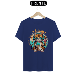 Nome do produto CAMISETA T-SHIRT ALGODÃO PIMA CAT, TA RUIM