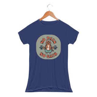 Nome do produto CAMISETA SPORT DRY UV CAT, NO PAIN NO GAIN