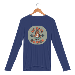 Nome do produto CAMISA MANGA LONGA SPORT DRY UV CAT, IN PAIN NO GAIN