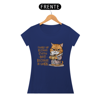 Nome do produto CAMISETA BABY LONG PIMA, CAT COFFEE