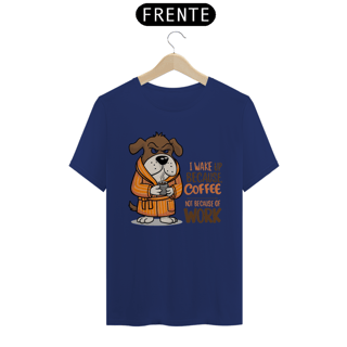 Nome do produto CAMISETA T-SHIRT PIMA, DOG COFFEE