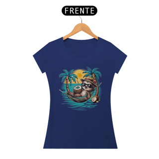 Nome do produto CAMISETA BABY LONG PIMA, BICHO PREGUIÇA