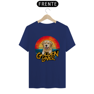 Nome do produto CAMISETA T-SHIRT PIMA, DOG GOLDEN LOVER