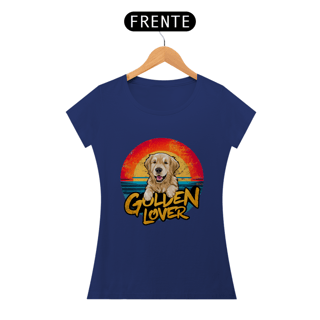 Nome do produto CAMISETA BABY LONG PIMA , DOG GOLDEN LOVER