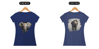 Nome do produto CAMISETA BABY LONG PIMA, ELEPHANT