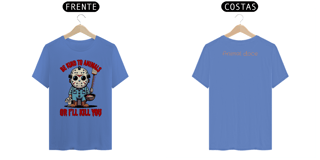 Nome do produto CAMISETA T-SHIRT ESTONADA DOG F/V, JASON BE KIND SEXTA FEIRA 13