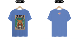 Nome do produto CAMISETA T-SHIRT ESTONADA F/V, DOG DE BOA IGUAL UM PINSCHER 