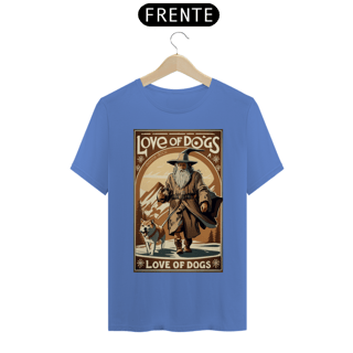 Nome do produto CAMISETA T-SHIRT ESTONADA DOG, SENHOR DOS ANEIS, LOVE OF DOGS