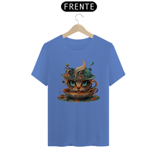 Nome do produto CAMISETA T-SHIRT ESTONADA, CAT IN THE CUP