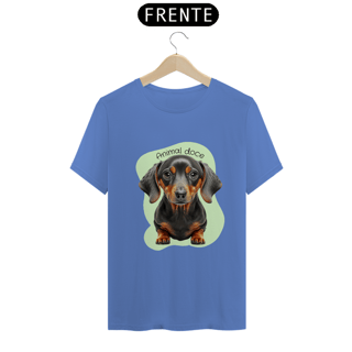 Nome do produto CAMISETA T-SHIRT ESTONADA DOG, MINIATURE DACHSHUND