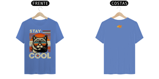 Nome do produto CAMISETA T-SHIRT ESTONADA F/V CAT, STAY COOL