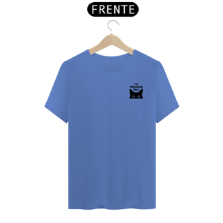 Nome do produto CAMISETA T-SHIRT ESTONADA MINIMALISTA, I`M WATCHING YOU