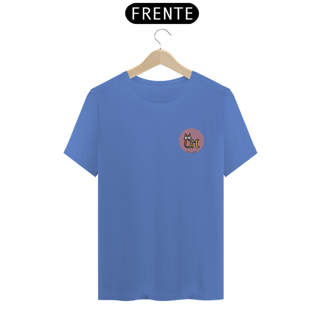 Nome do produto CAMISETA T-SHIRT ESTONADA, MINIMALISTA CAT LETRAS