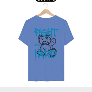 Nome do produto CAMISETA T-SHIRT ESTONADA COSTAS, URSINHO FIGHT HARD