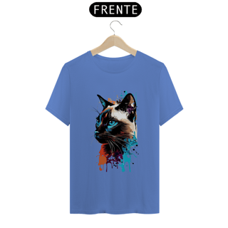 Nome do produto CAMISETA T-SHIRT ESTONADA, CAT COLOR