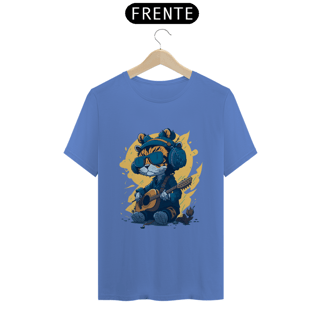 Nome do produto CAMISETA T-SHIRT ESTONADA, CAT MUSIC