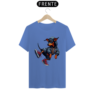 Nome do produto CAMISETA T-SHIRT ESTONADA, DOG PINSCHER STYLISH