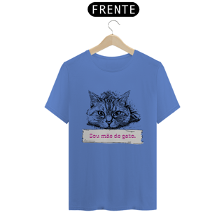 Nome do produto CAMISETA T-SHIRT ESTONADA, FRASES SOU MÃE DE GATO