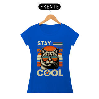 Nome do produto CAMISETA BABY LONG QUALITY CAT, STAY COOL